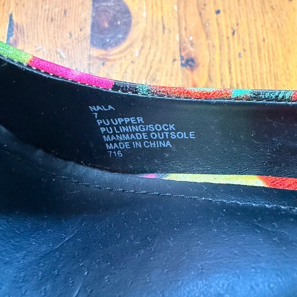 Steve Madden Nala 7 Multi Color Floral Patent Platform Stiletto Pumps Heels - Picture 11 of 11